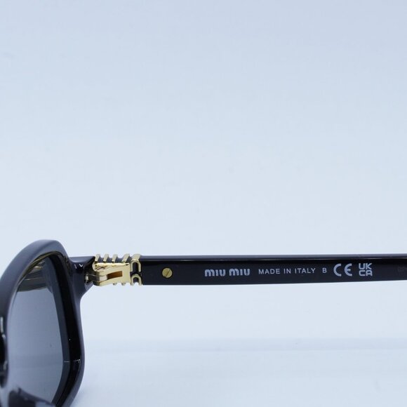 Miu Miu MU11ZSF 16K5S0 Sunglasses Black Rectangle Frame main image 12